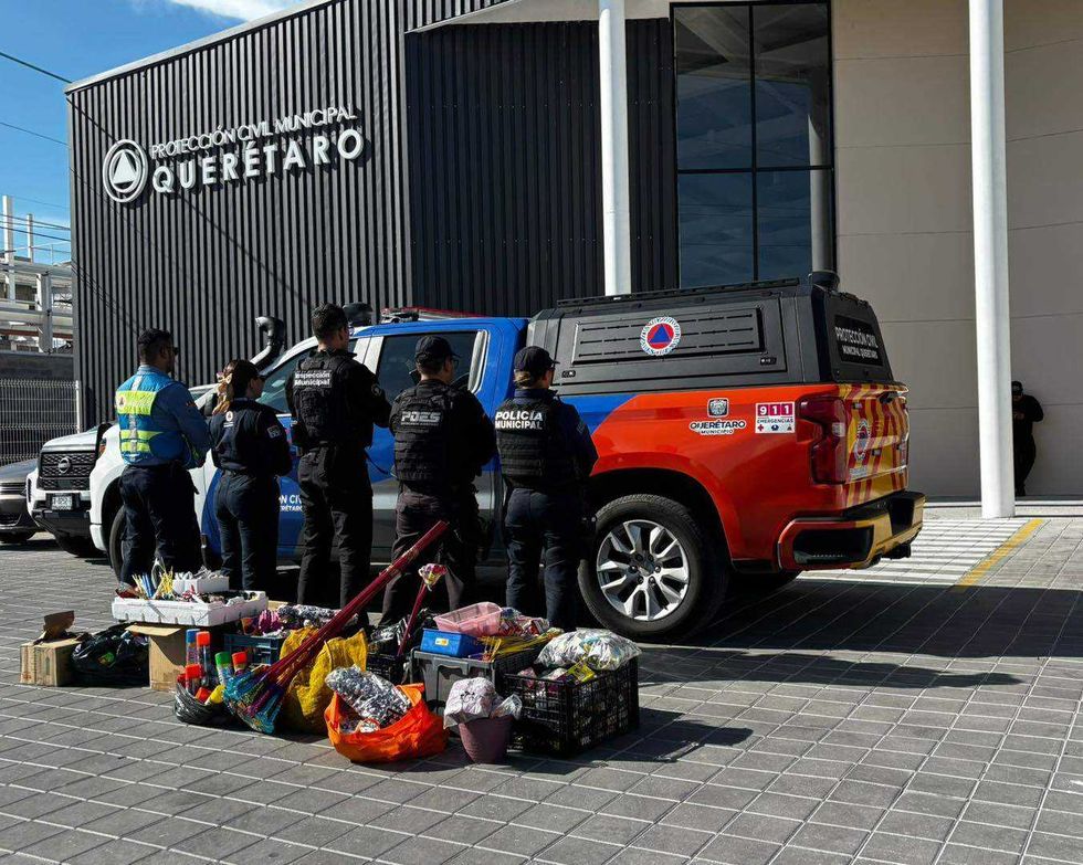 rotección Civil Querétaro coordinará operativos con Sedena durante diciembre para inhibir comercialización de artificios pirotécnicos. Foto: PC Querétaro.