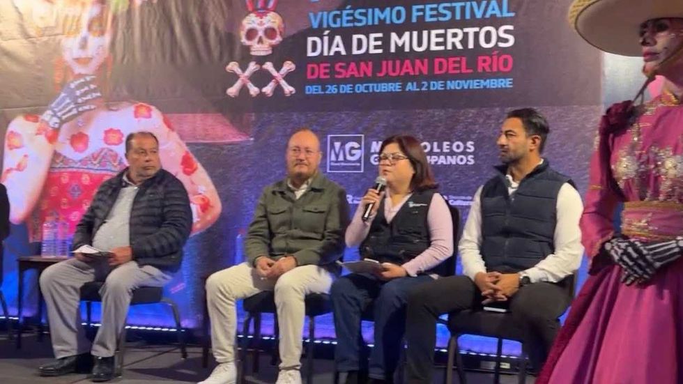 Rueda de prensa con la programaci\u00f3n de concursos del Festival de D\u00eda de Muertos de San Juan del R\u00edo