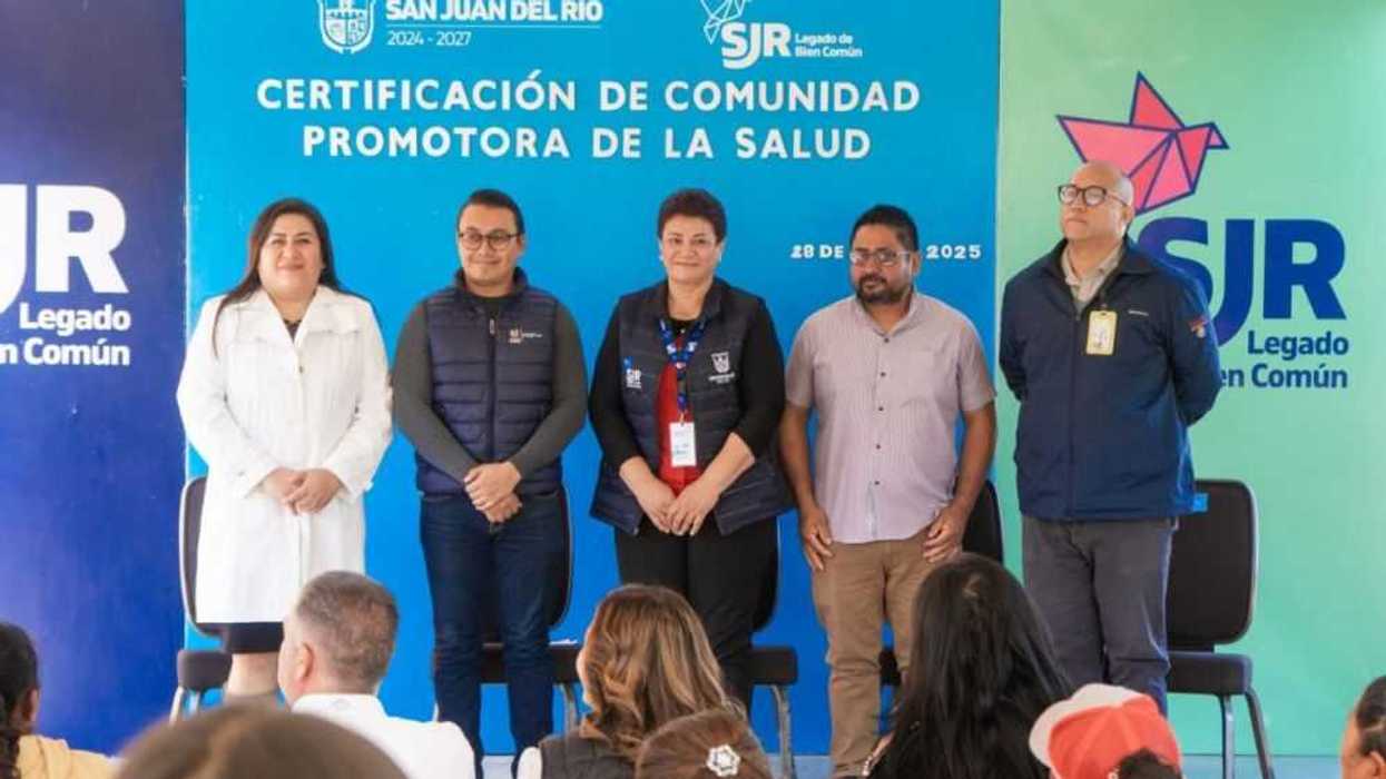 Sabino Chico, certificada como Comunidad Promotora de la Salud.