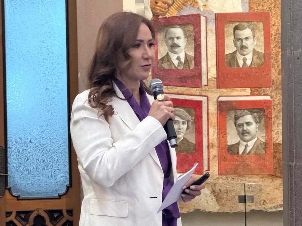 Secretaria de las Mujeres Sonia Rocha presenta cifras de atenci\u00f3n a mujeres por violencia en Quer\u00e9taro durante rueda de prensa