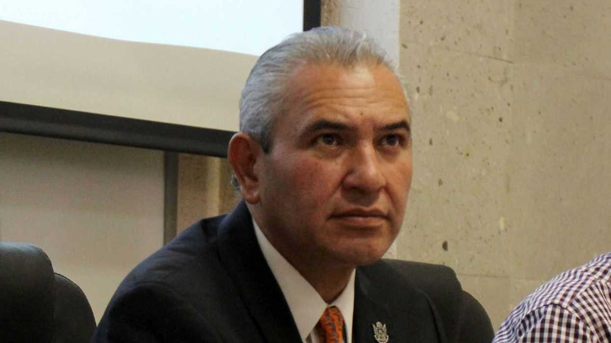 Secretario de Salud en el Estado Mario César García Feregrino.