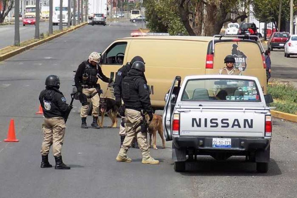 Secretario de Seguridad Pública, Oswaldo Gómez Martínez.