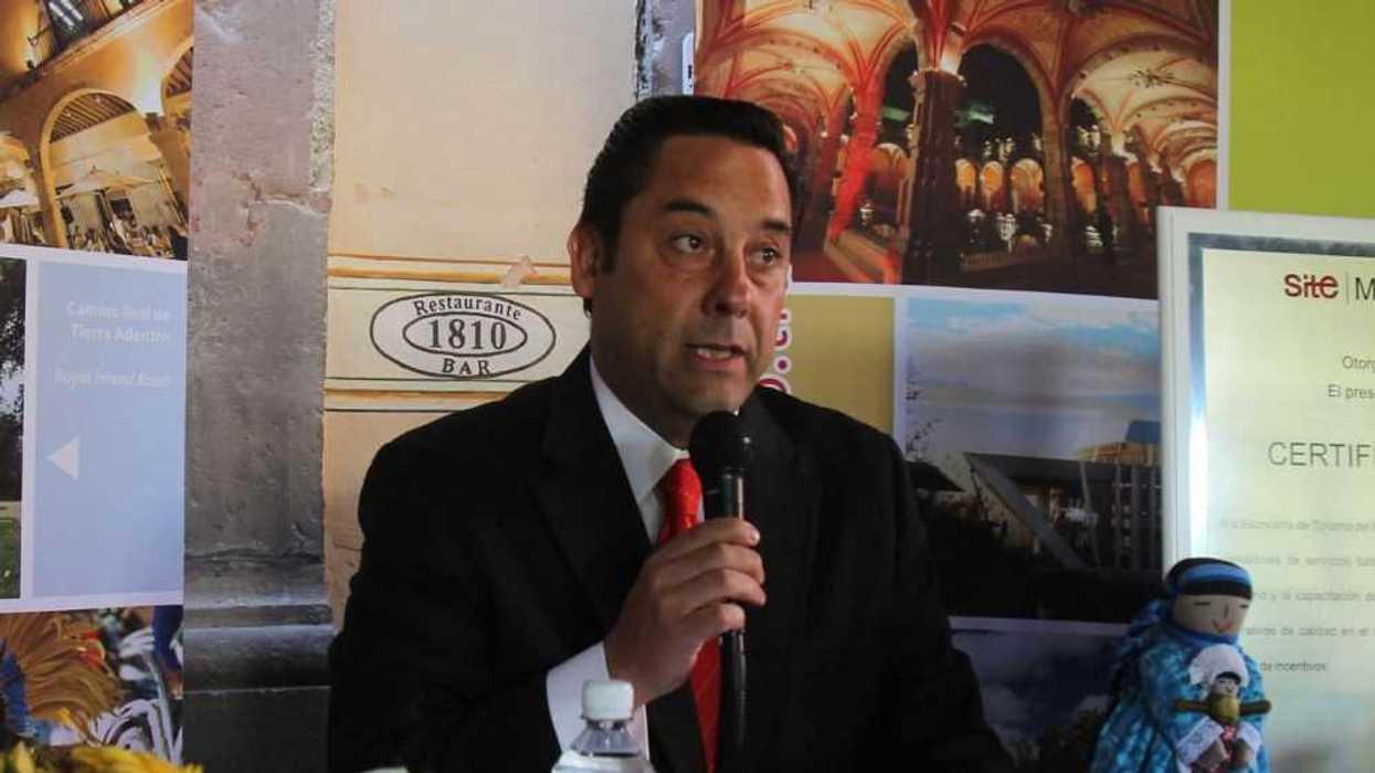 Secretario de Turismo Mauricio Salmón. SIETEFOTO