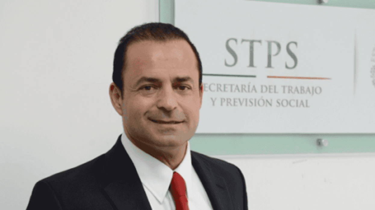 Secretario del Trabajo, Gerardo Vázquez Mellado Zolezzi.