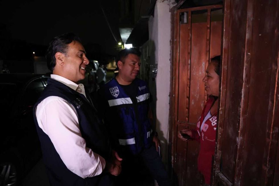 Secretario Luis Nava y presidente municipal Jairo Morales supervisan obras en la delegaci\u00f3n El Milagro, Huimilpan, Quer\u00e9taro.