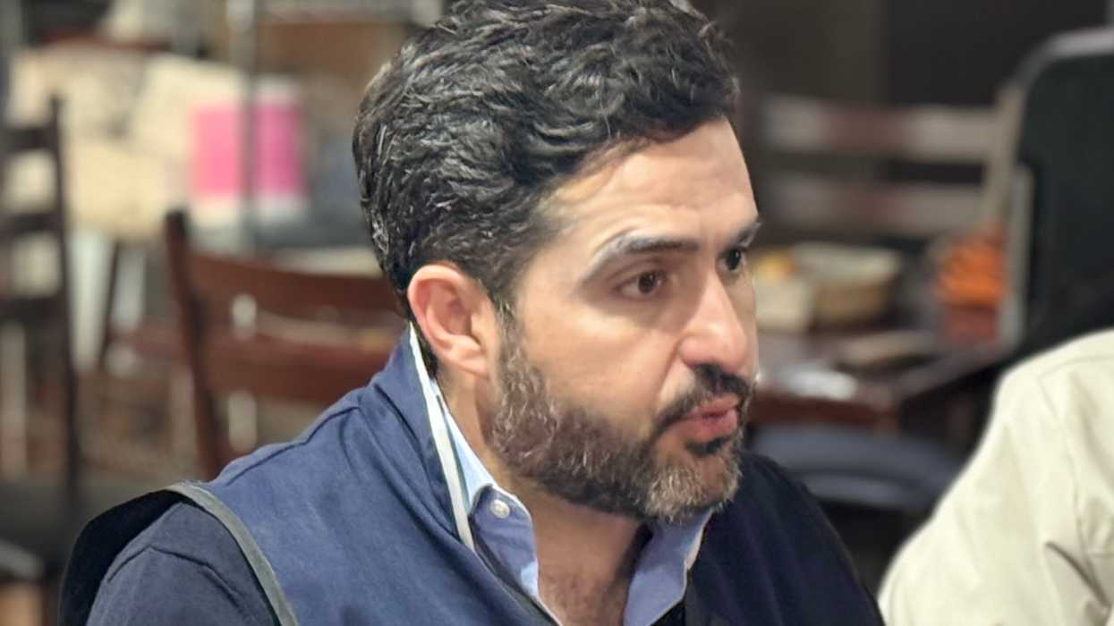 Senador Agustín Dorantes Lambarri del PAN durante entrevista sobre gubernatura de Querétaro 2027 en San Juan del Río