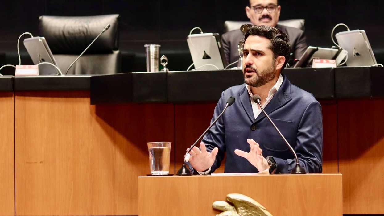 Senador Agustín Dorantes Lámbarri presenta iniciativa de protección digital para menores en el pleno del Senado de México