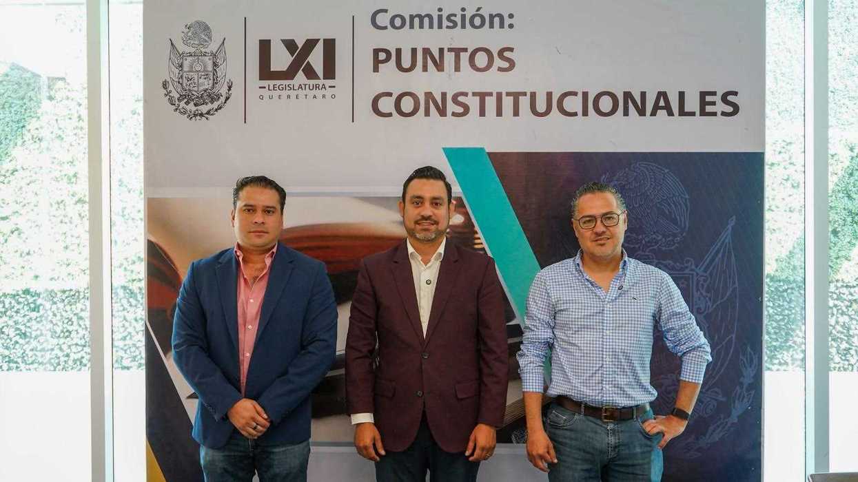 Sesión de la Comisión de Puntos Constitucionales de Querétaro donde se avaló la causal de nulidad por injerencia extranjera.