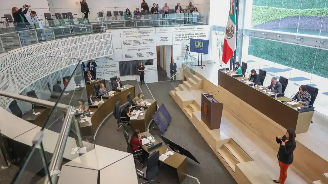 Sesión de la LXI Legislatura de Querétaro durante la aprobación de la reforma constitucional en materia del Poder Judicial.