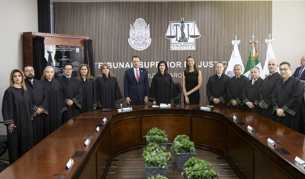Sesión del Pleno en Nuevo Palacio de Justicia en Querétaro.