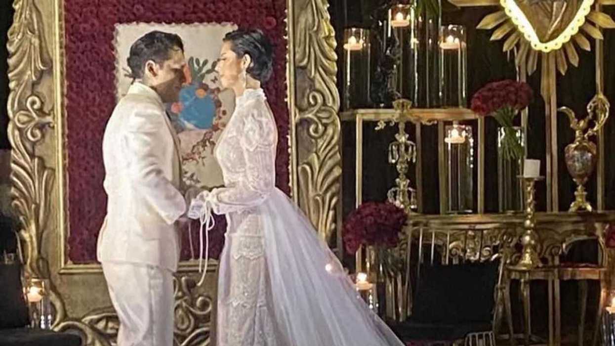 ¡ SÍ se casaron! Ángela Aguilar y Christian Nodal ya son marido y mujer. AGENCIA MÉXICO.