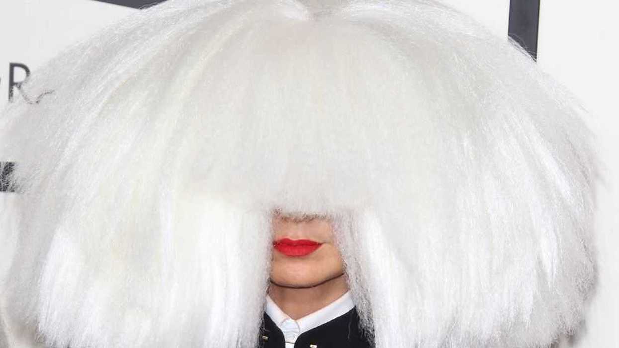 Sia and Maddie Ziegler arrive at the 57th Grammy Awards in Los Angeles, CA