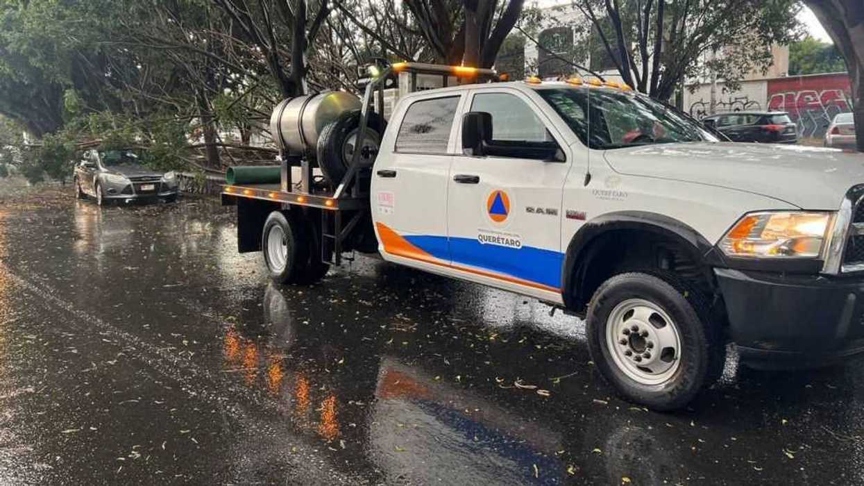 Sin incidencias mayores por lluvias en Querétaro capital.