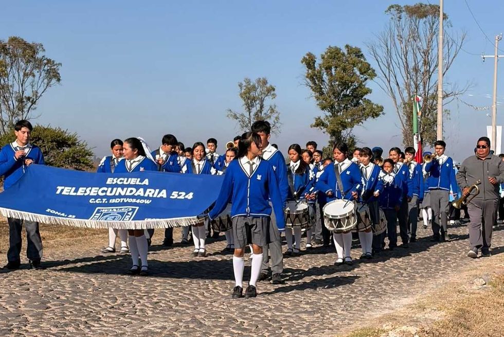 Sof\u00eda Villafuerte Remigio y Jos\u00e9 Pablo Jim\u00e9nez Huitr\u00f3n, reyes de primavera 2026 de la Telesecundaria 524 de San Lorenzo, Nopala de Villagr\u00e1n, Hidalgo