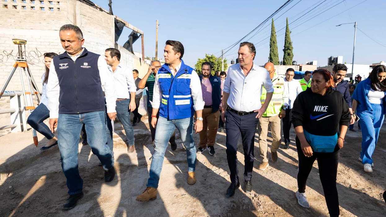 Supervisión de obras de control pluvial en bordos Cuates y dren Obreros en zona norte de Querétaro