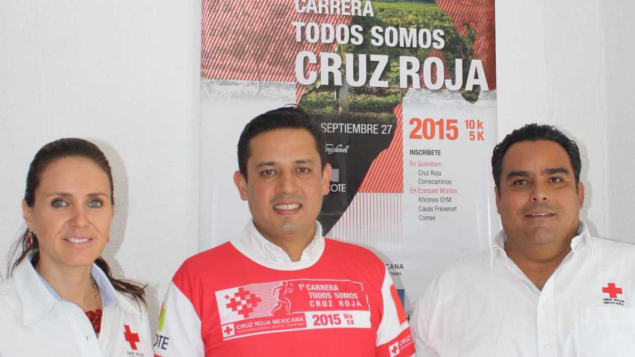 Susana Briseño, Subdelegada de Cruz Roja Mexicana Querétaro, anunció la primera carrera "Todos somos Cruz Roja".