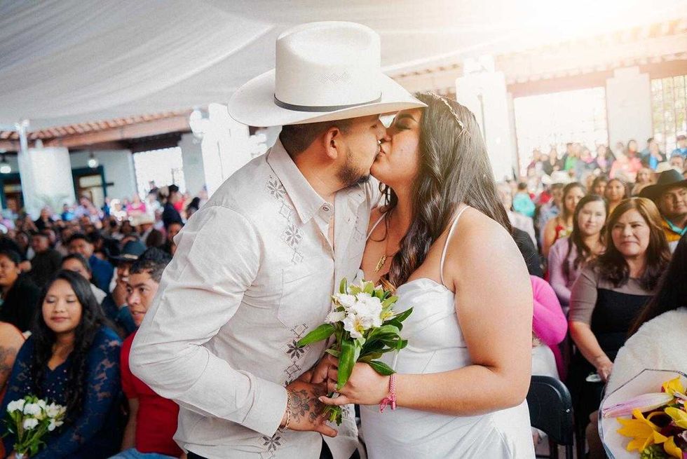 Tequisquiapan celebra el Amor con 69 matrimonios colectivos.