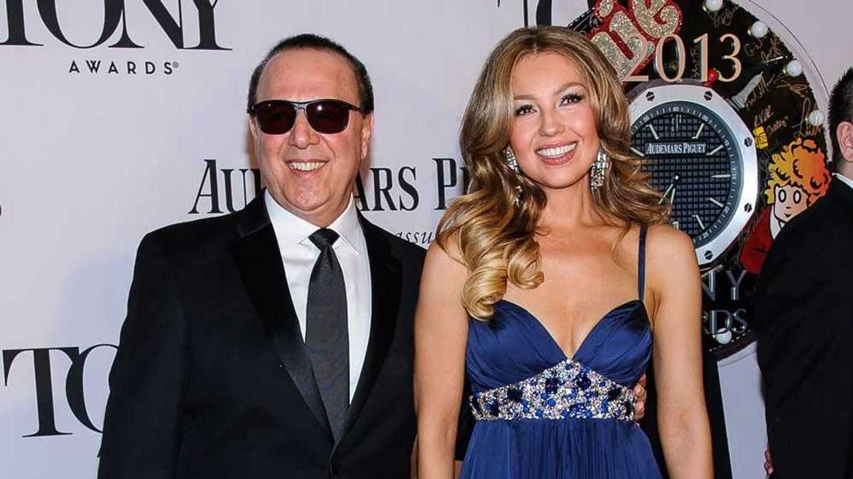 Thalía y su marido Tommy Mottola