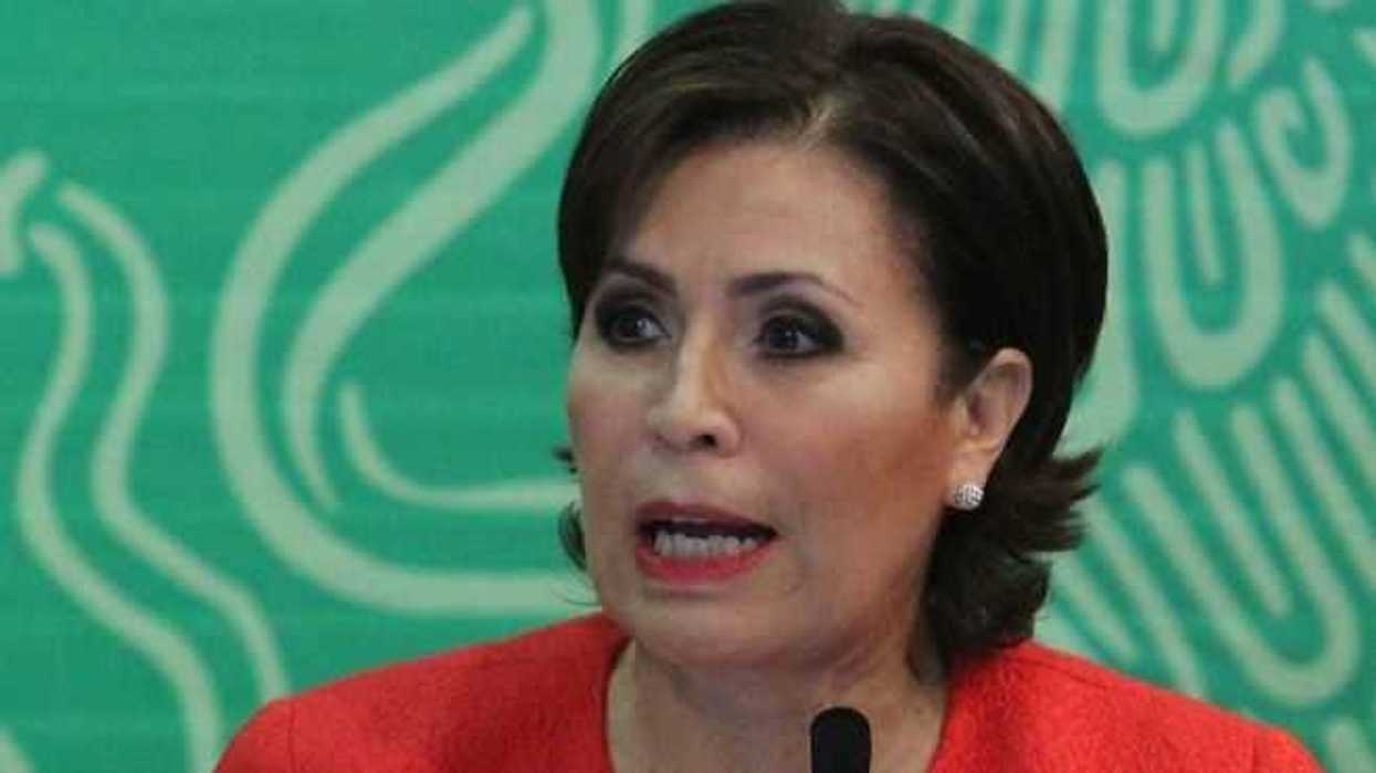 Titular de la Sedesol, Rosario Robles. NOTIMEX