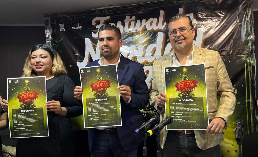 Tolimán espera más de 10 mil visitantes en el Festival de Navidad que incluye ballet, pastorelas, villancicos y presentación de Gerardo Urquiza del 30 de noviembre al 20 de diciembre.