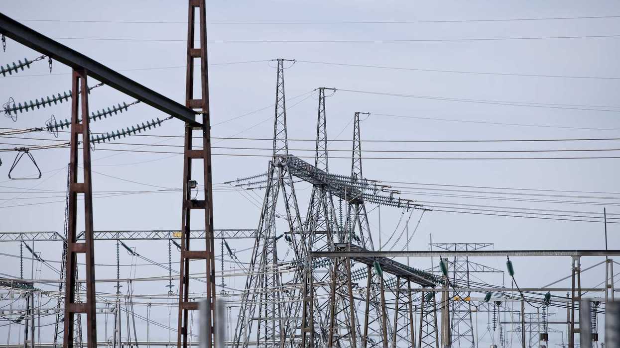 Torres de transmisión eléctrica de la Subestación RLX en Corregidora, Querétaro