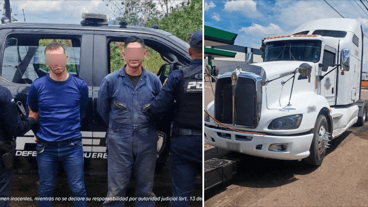 Tractocamión de carga federal robado y recuperado en operativo en Querétaro