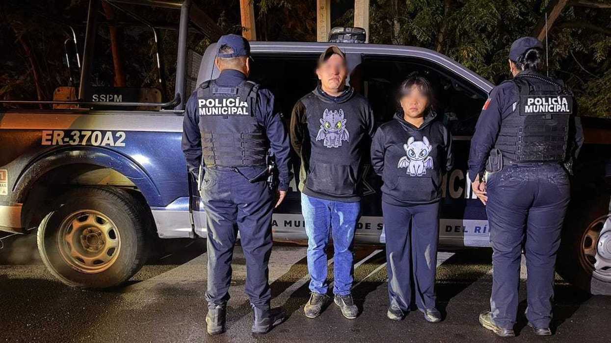 Tractocamión localizado por policías municipales durante un operativo en La Llave.