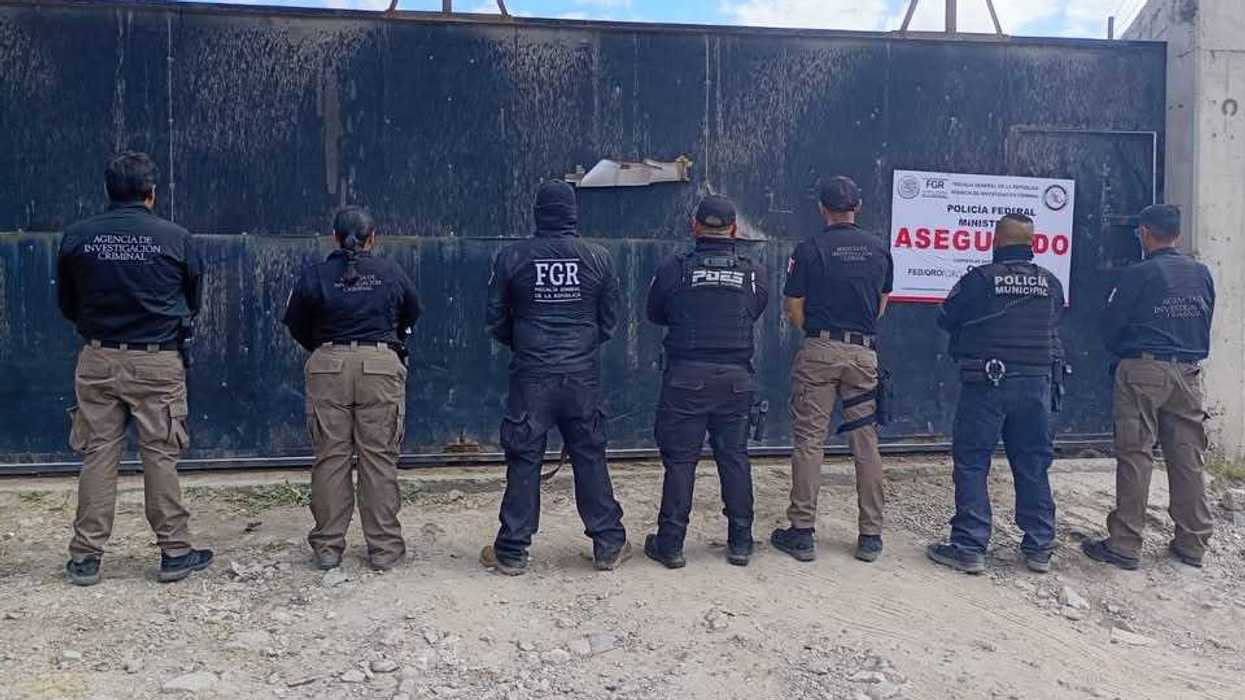 Tractocamiones asegurados en cateo en Montenegro, Santa Rosa Jáuregui, durante operativo de la POES Querétaro