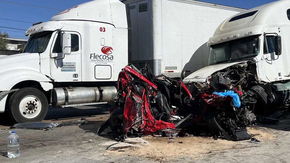 Trágica muerte de bebé en brutal carambola en la México Querétaro.(Fotos: Leslye Aparicio).