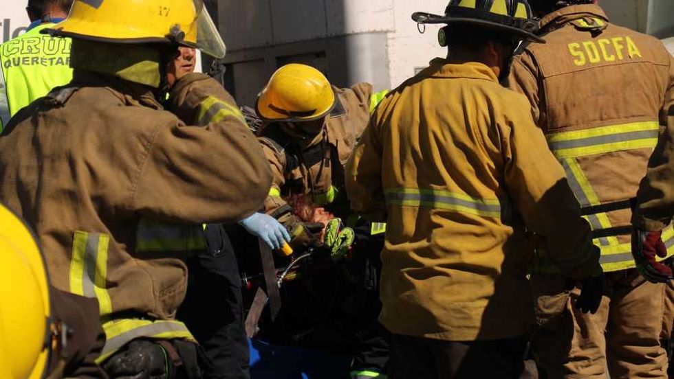 Trágica muerte de bebé en brutal carambola en la México Querétaro.(Fotos: Leslye Aparicio).