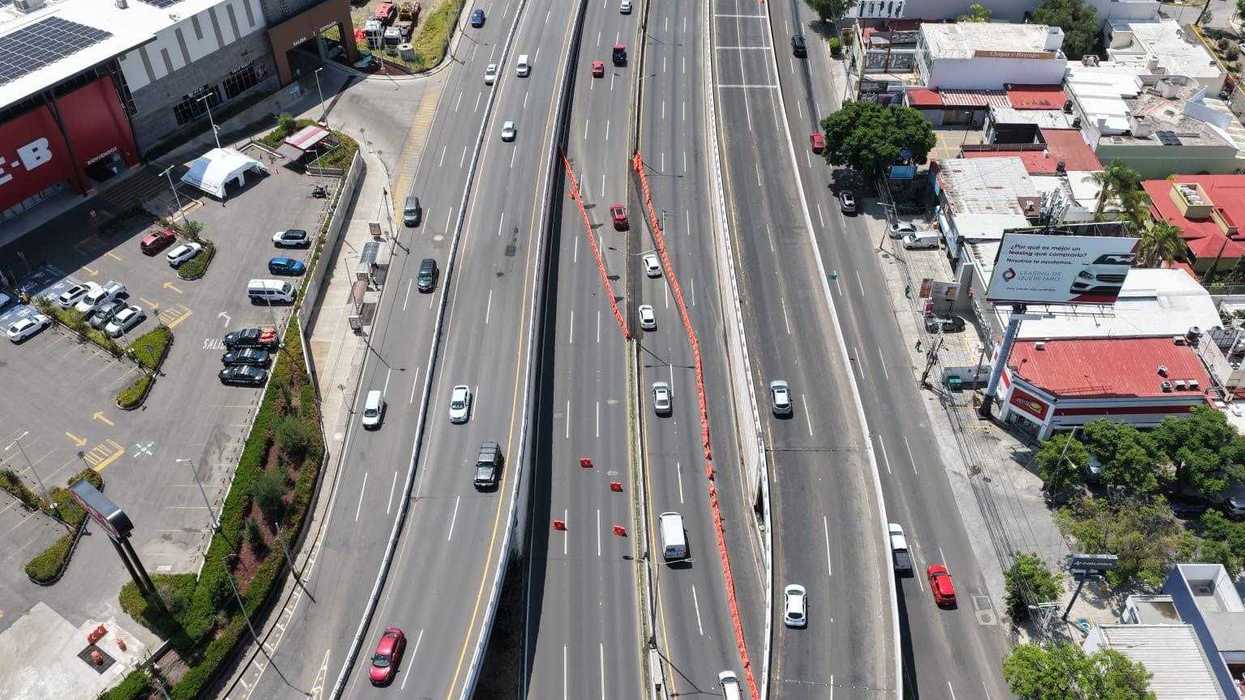 Tramo de la autopista México-Querétaro en el estado de Querétaro