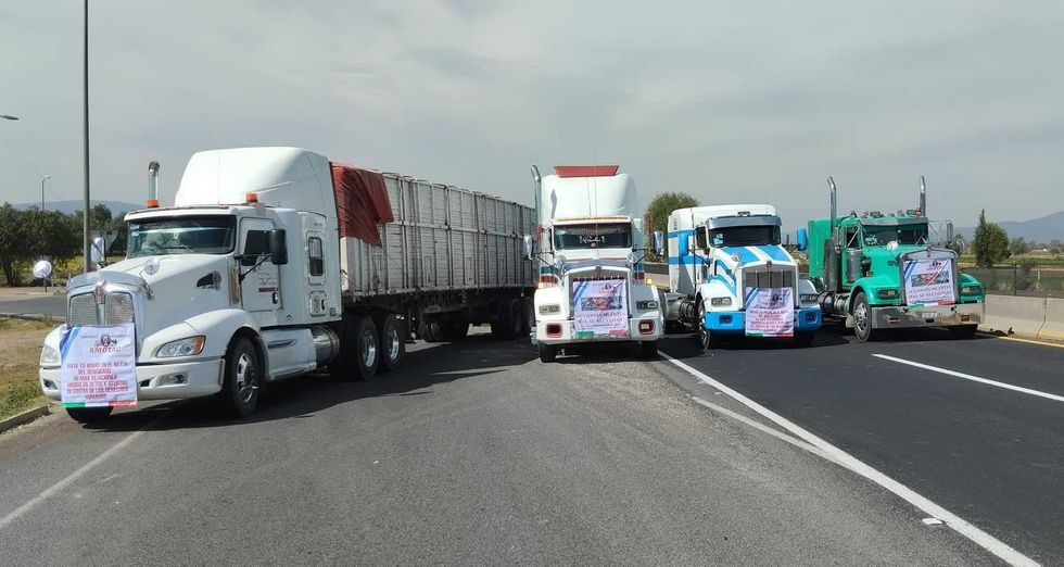 Transportistas en México demandan Seguridad ante ola de violencia.
