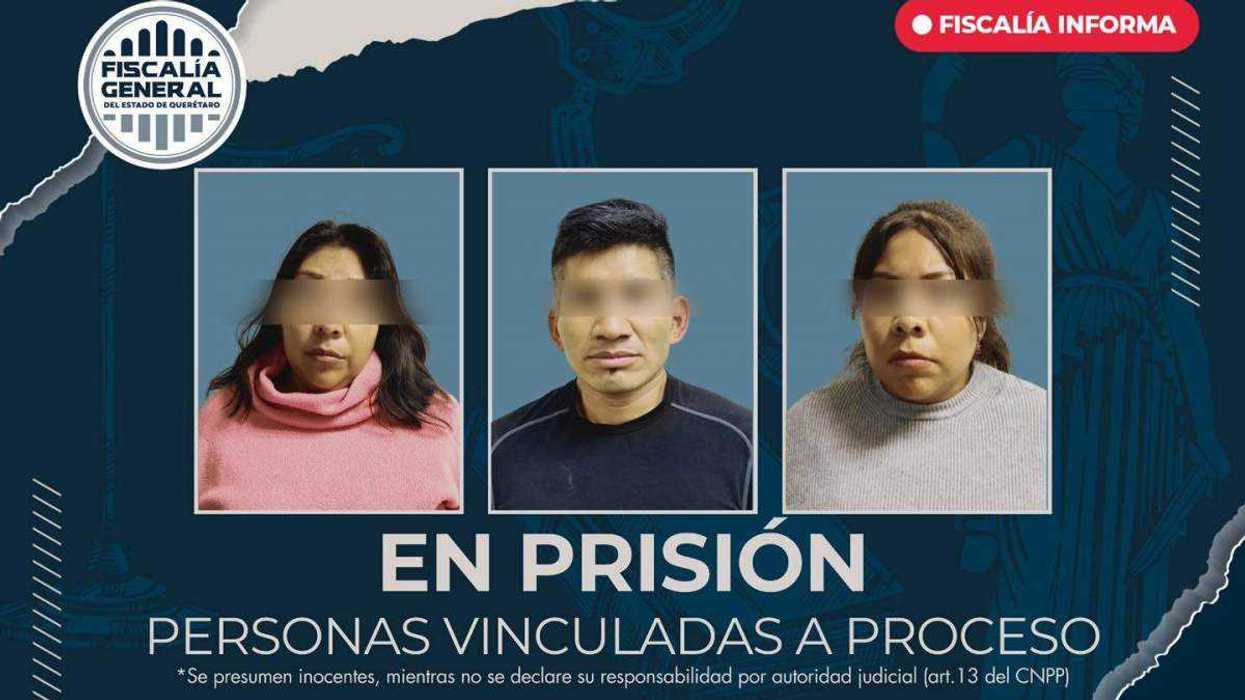 Tres personas vinculadas a proceso por robo con violencia en tienda de conveniencia en Querétaro.