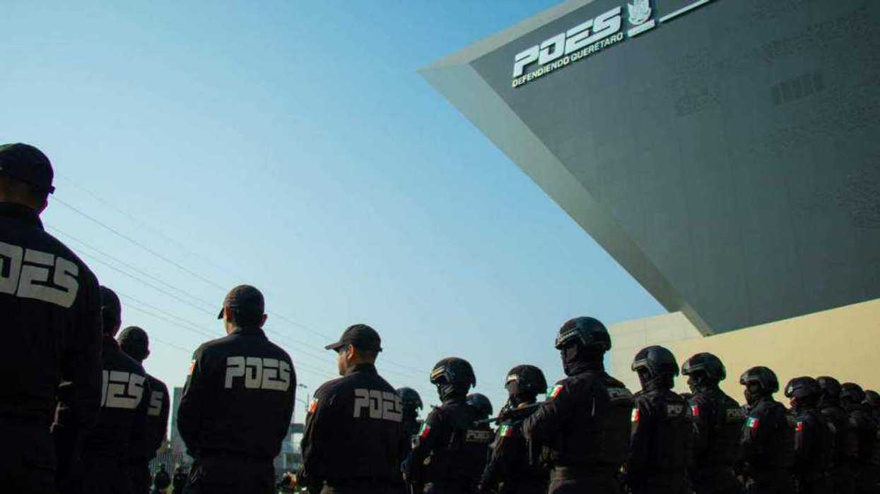 Vista panorámica del complejo RENO, instalaciones de vanguardia para la policía estatal de Querétaro.