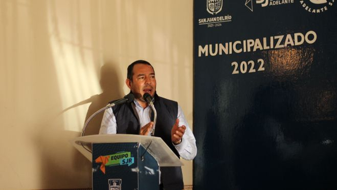 Entrega de apoyos del programa ‘Municipalizado 2022’ en San Juan del Río