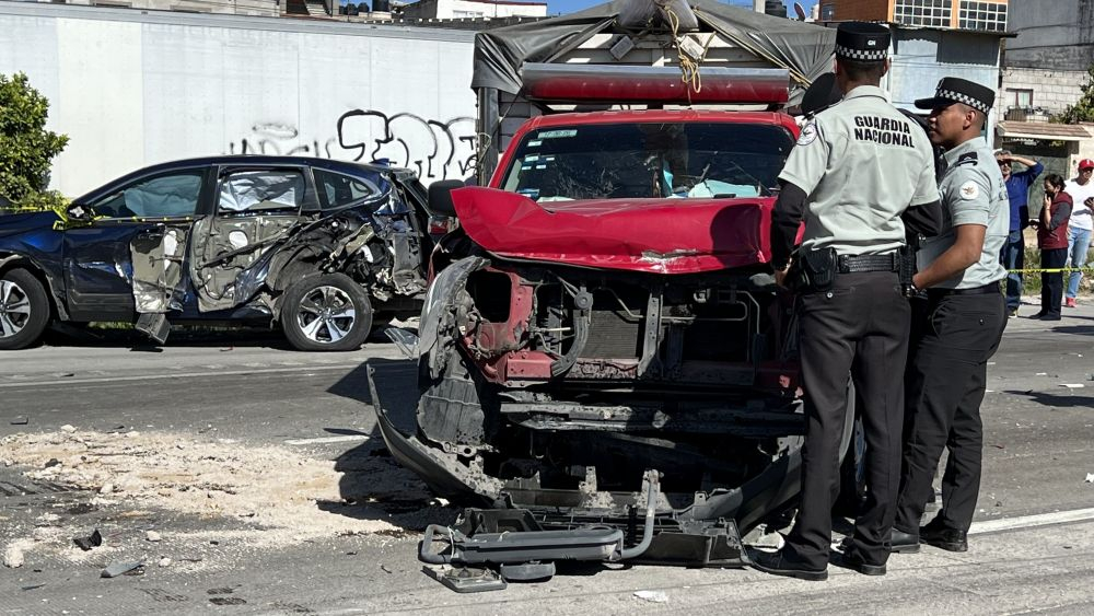 Trágica muerte de bebé en brutal carambola en la México Querétaro.