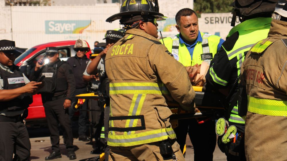 Trágica muerte de bebé en brutal carambola en la México Querétaro.(Fotos: Leslye Aparicio).