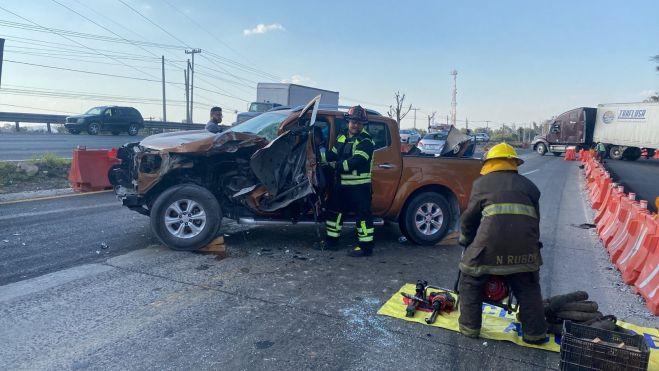 Accidente de Frontier en la Autopista México Querétaro.