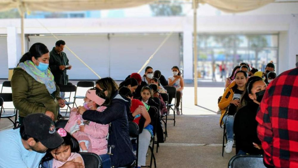 Aplican casi cuatro mil vacunas de Covid-19 a niñas y niños en Querétaro.