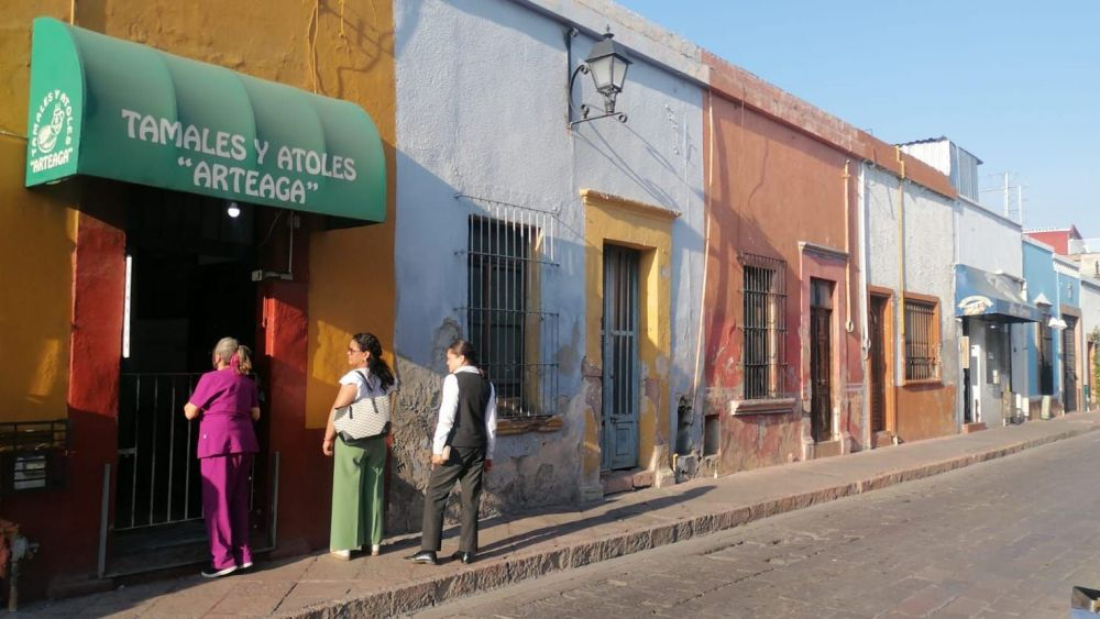 "La calle de los tamales": preparan hasta 16 mil tamales por día de la Candelaria.