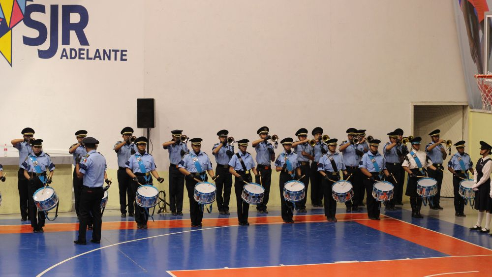 Roberto Cabrera inauguró Concurso de Escoltas en San Juan del Río.