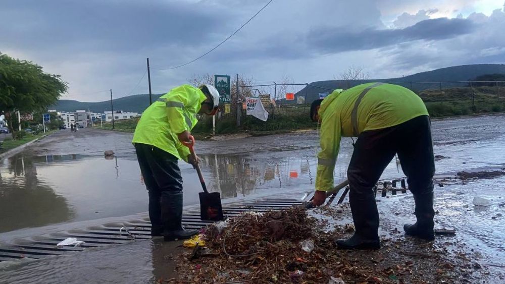 Trabajo coordinado en Querétaro por lluvias evita daños mayores.