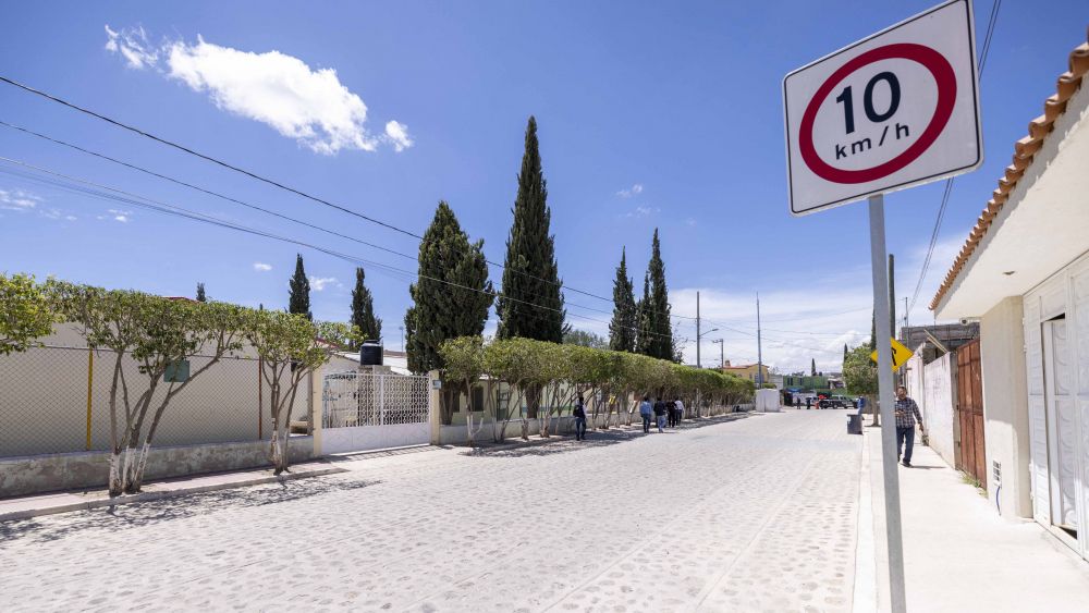 Mauricio Kuri inauguró mejoramientos viales y urbanos en Ezequiel Montes.