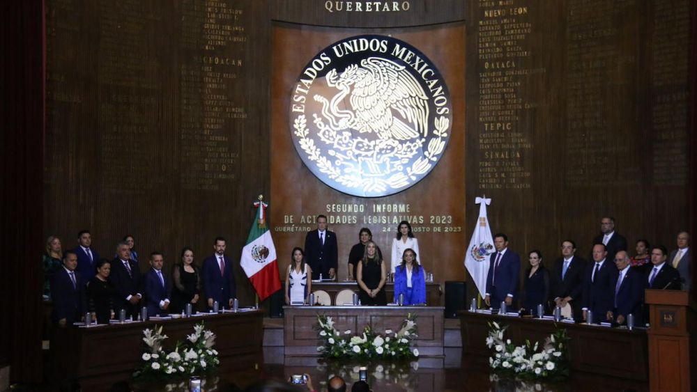 Informe de la LX Legislatura del Estado de Querétaro destaca logros y avances.