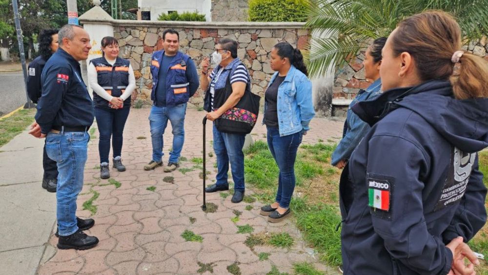 Supervisan cárcamo pluvial para prevenir inundaciones en La Rueda, San Juan del Río.