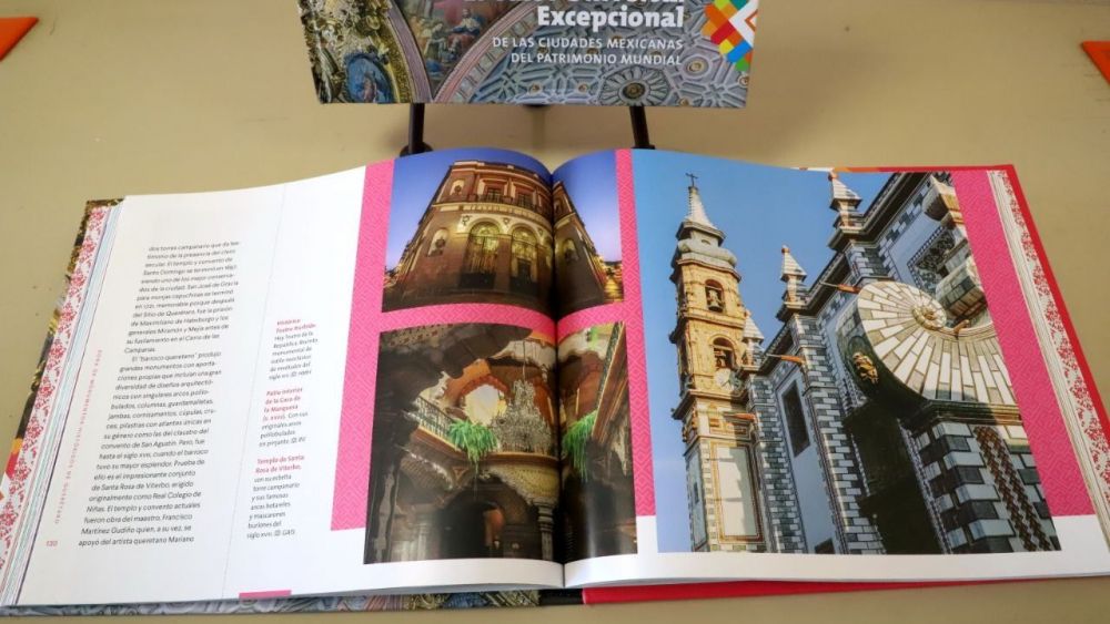 Presentación del Libro sobre las Ciudades Mexicanas del Patrimonio Mundial.