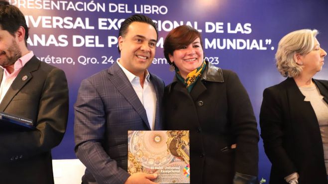 Presentación del Libro sobre las Ciudades Mexicanas del Patrimonio Mundial.
