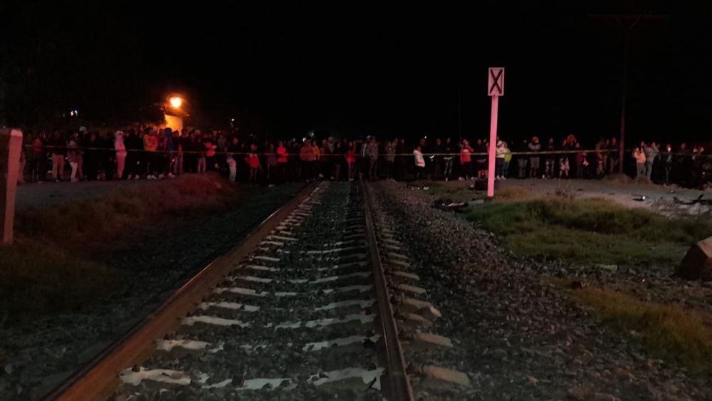 Dos mujeres muertas en cruce ferroviario en La Valla, San Juan del Río.