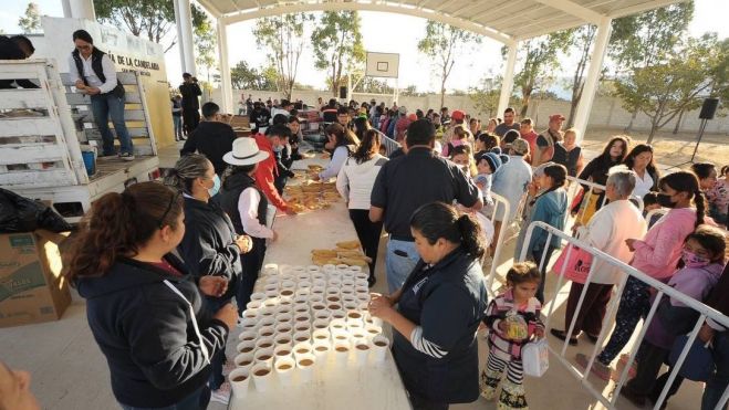 Celebración del Día de la Candelaria en la comunidad de San Juan del Río.
