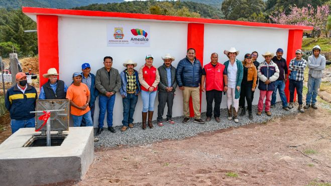 Amealco: Inauguración de obras de agua potable en San Pablo.